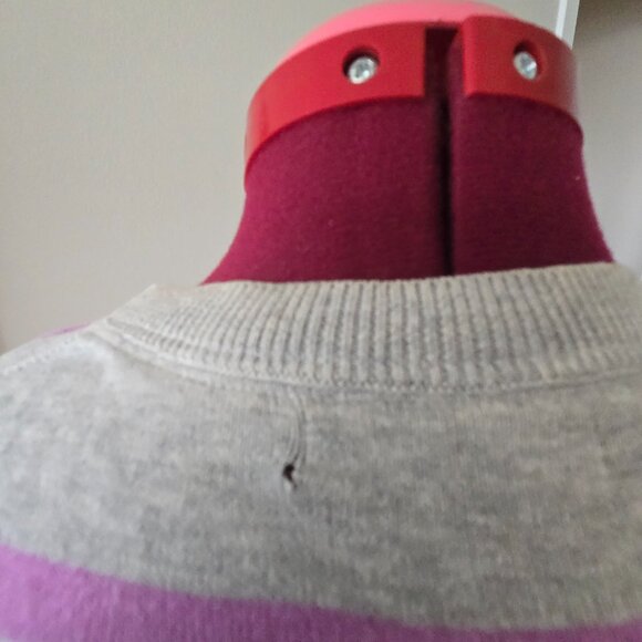 GAP Women's 100% Cotton Multi-Strip V-Neckline Long Sleeves Cardigan - Medium - Picture 14 of 14